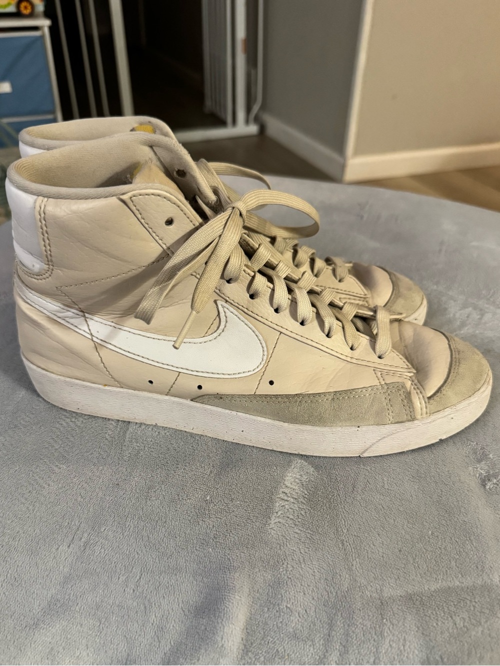 Nike Blazer Mid 77 Next Nature Light Orewood Brown Womens 9.5 Sneakers